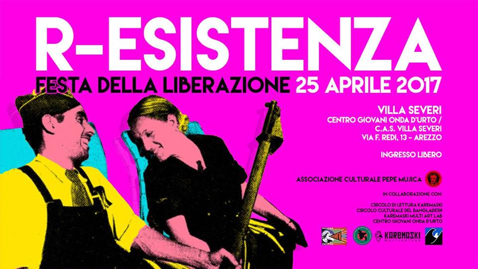 R-Esistenza, 25 Aprile 2017 @Parco Villa Severi, Arezzo