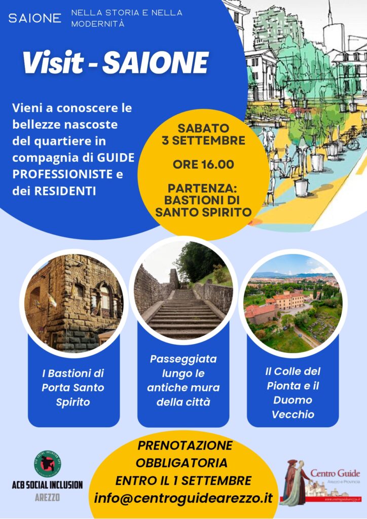 Visit-Saione, quando l’arte e la storia incontrano l’inclusione. Un tour nel quartiere aretino con giovani ciceroni di seconda generazione